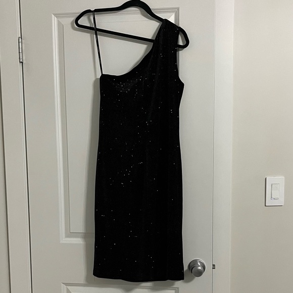 CALVIN KLEIN SPARKLE VELVET DRESS - Picture 2 of 5